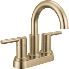 DELTA - Grifo De Baño Nicoli Con Acabado Bronce Champán Y Rociador Extraíble