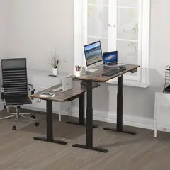 undefined - Escritorio SHW Eléctrico con Altura Ajustable y Memoria para Oficina Moderna