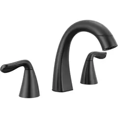 DELTA - Grifo De Baño Negro Mate Con Pulverizador Extraíble Arvo