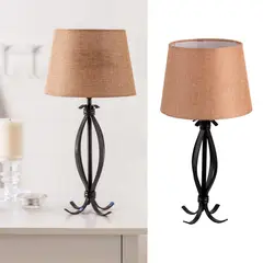 JUST HOME COLLECTION - Lámpara Mesa Helena 1 Luz E27 Beige