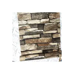 undefined - Papel Tapiz Autoadhesivo Piedra 3D para Paredes