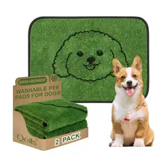 undefined - Almohadillas Lavables Para Perros Qeils Reutilizables Antideslizantes Paquete De 2