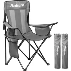 undefined - Sillas De Camping Plegables Con Bolsa Enfriadora Y Respaldo De Malla