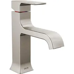 DELTA - Grifo De Baño Velum Con Acabado Níquel Cepillado Y Drenaje Push Pop