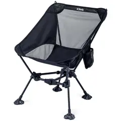ICLIMB - Silla De Playa Plegable Ultraligera Con Patas Antihundimiento Y Respaldo Ergonómico