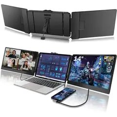 undefined - Extensor De Pantalla Portátil CopGain Para Laptop Con Triple Monitor FHD IPS
