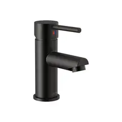 DELTA - Grifo De Baño Negro Mate Moderno Con Drenaje Emergente Incluido