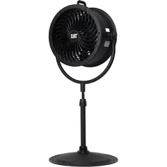 CAT - Ventilador Pedestal Industrial 14 Pulgadas Alta Velocidad Negro