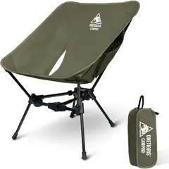undefined - Silla De Camping Plegable Ultraligera Con Marco Resistente Y Diseño Compacto