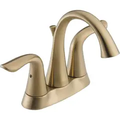 DELTA - Grifo De Baño Lahara Con Dos Manijas Y Acabado Champagne Bronce