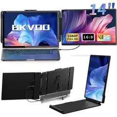 undefined - Monitor Portátil Dual Para Laptop Con Resolución Full HD