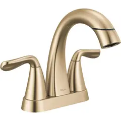 DELTA - Grifo De Baño Arvo Con Rociador Extraíble Y Acabado Bronce Champán