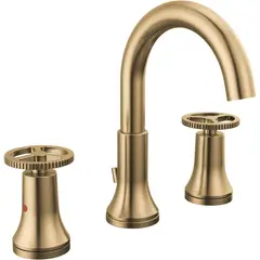 DELTA - Grifo De Baño Bronce Champán Con Tecnología De Sello De Diamante