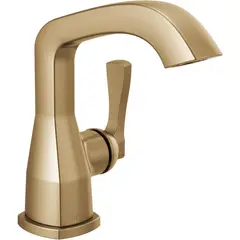 DELTA - Grifo De Baño Stryke Con Acabado Lumicoat Bronce Champán Y Tecnología Antimanchas