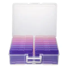 undefined - Organizador De Fotos Novelinks Con Asa Y Estuches Para Hasta Mil Seiscientas Fotos