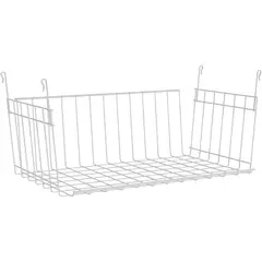 CLOSETMAID - Canastilla Colgante Blanca para Estantería de Alambre