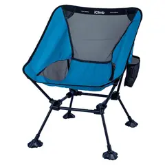 ICLIMB - Silla De Playa Plegable Ultraligera Con Patas Antihundimiento Y Respaldo Ergonómico