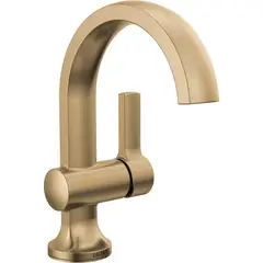 DELTA - Grifo De Baño Albion Con Acabado Bronce Champán Y Drenaje Push Pop