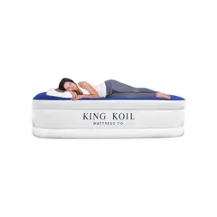 undefined - Colchón Inflable Queen Con Almohada Y Bomba Eléctrica King Koil