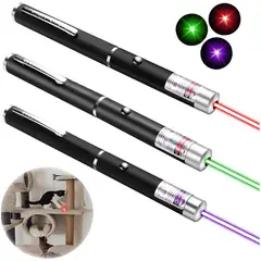 undefined - Punteros Láser Para Gatos Con Colores Rojo Verde Y Violeta Paquete De Tres