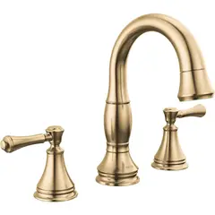DELTA - Grifo De Baño Cassidy Bronce Champán Con Rociador Extraíble Para Lavabo