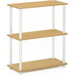 undefined - Estantería de Madera de Tres Niveles para Exhibición y Organización Compacta