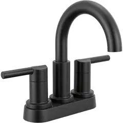 DELTA - Grifo De Baño Nicoli Negro Mate Con Diseño Elegante