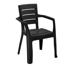 RIMAX - Silla Plástica Con Brazos Baru Mocca