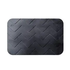 DIB - Tapete De Baño Memorie 40X60 Cm Negro