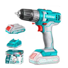 TOTAL TOOLS - Taladro Inalámbrico 3/8 Pulgadas 20V 1 Batería 1 Cargador Total Herramientas