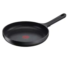 TEFAL - Sartén 20 cm Negro Trattoria Pro Aluminio Fundido con Antiadherente Confiable, con Termoseñal Libre de PFOA Apto para Inducción
