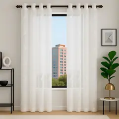 JUST HOME COLLECTION - Cortina Velo Báltico Vento 200x230 Blanco