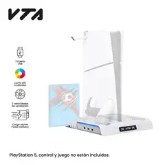 VTA PLUS - Base Soporte Compatible Con Ps5 Carga Controles