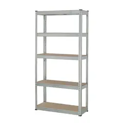 PRETUL - Estante Metálico 150x30x76cm Truper 5 Repisas En Mdf 175kg