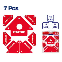EMTOP - Juego de Escuadras Magnéticas 7 Piezas