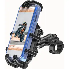 undefined - Soporte para Teléfono con Amortiguador y Bloqueo Seguro para Motocicleta y ATV