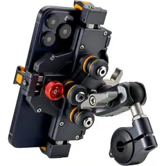 undefined - Soporte de Teléfono para Motocicleta Bicicleta y ATV con Protección Antivibración