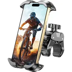 undefined - Soporte para Teléfono con Bloqueo Rápido para Bicicleta y Motocicleta