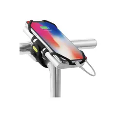 undefined - Soporte para Teléfono de Bicicleta con Espacio para Cargador Portátil