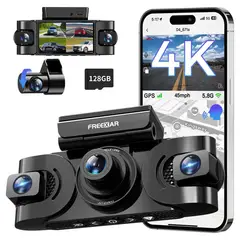 undefined - Cámara para Auto en 4K con Cobertura Total y Visión Nocturna Avanzada