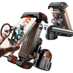 undefined - Soporte para Teléfono de Bicicleta de Montaña con Bloqueo Antivibraciones