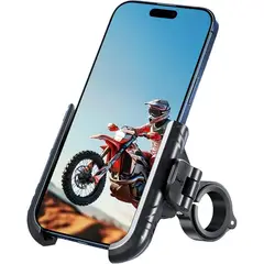 undefined - Soporte de Teléfono para Bicicleta con Bloqueo Rápido y Giro de 360 Grados