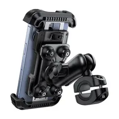 undefined - Soporte de Teléfono para Motocicleta con Amortiguador y Brazo Metálico Lamicall