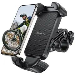 MIRACASE - Soporte Para Teléfono Celular Para Bicicleta Con Abrazadera Antivibración