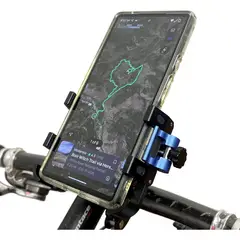 undefined - Soporte Para Teléfono De Bicicleta Con Abrazadera Ajustable Para Manillar