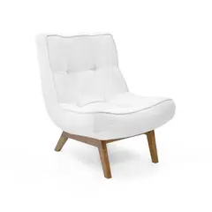 HOGAR VENECIA - Poltrona samoa 87x77x88 tela blanco