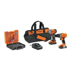 TRUPER - Set Taladro Percutor Atornillador Inalámbrico 20V Pro