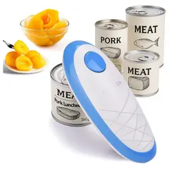 undefined - Abrelatas Eléctrico Portátil con Corte Seguro para Cocina Moderna