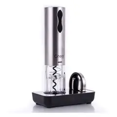 CHEER - Sacacorchos Eléctrico Recargable con Diseño Elegante y Corte Rápido