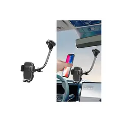 undefined - Soporte De Teléfono Para Auto Con Ventosa Fuerte Y Rotación Ajustable